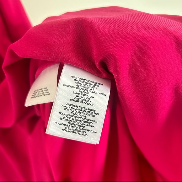 Rachel Rachel Roy NWT Fuchsia Pink Twist Front Tank Dress Size M - Picture 8 of 10